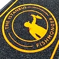 Balıkçılara Özel Çerçeveli Turuncu Siyah Logolu Paspas The Fish