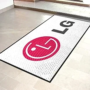 Beyaz Eşya Giyim Avm Kozmetik Beyaz Logolu Paspas