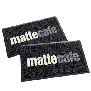 Cafe Bar Kulüp Lokanta Restorant Siyah Logolu Paspas