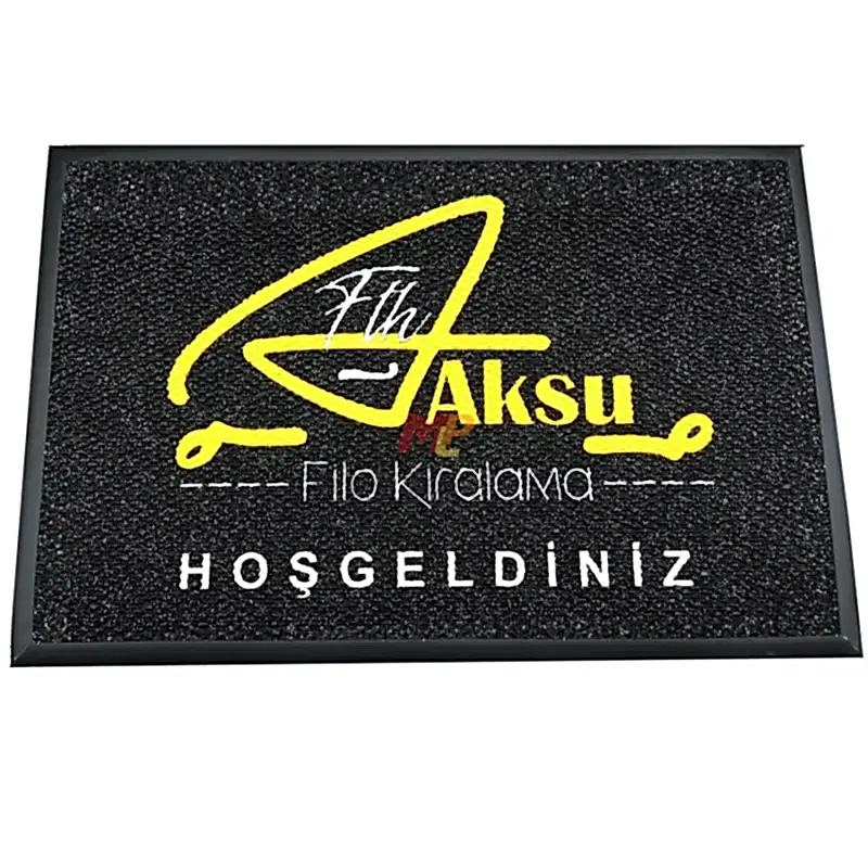 Filo Kiralama Sarı Siyah Logolu Paspas Fly Aksu