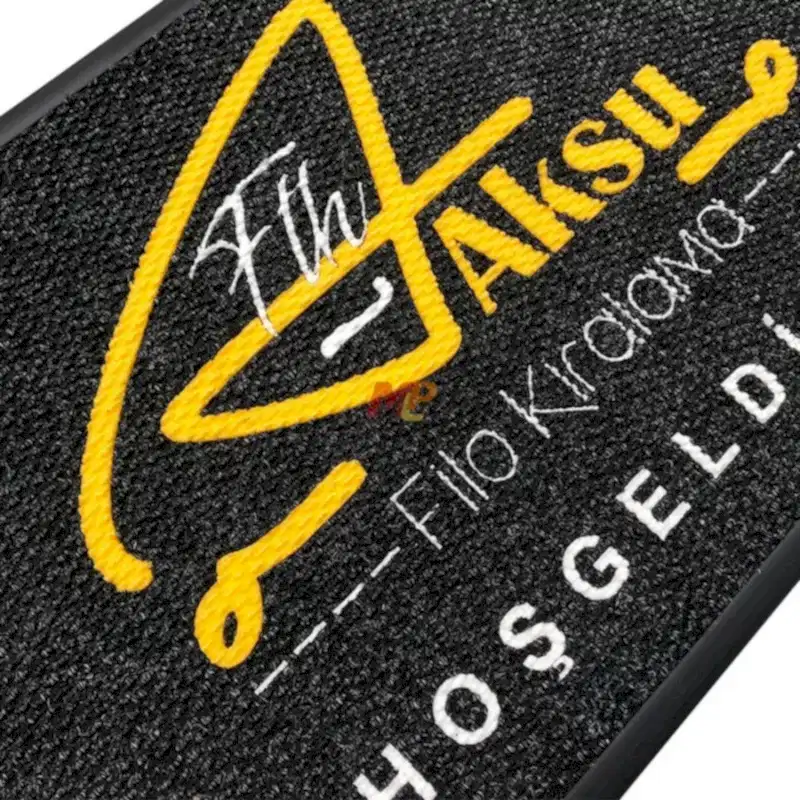 Filo Kiralama Sarı Siyah Logolu Paspas Fly Aksu