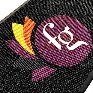 Kurumsal Firmalara Özel Siyah Logolu Paspas FG