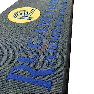 Otellere Gri Logolu Paspas Rugancı