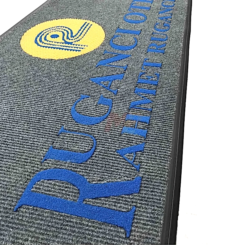 Otellere Gri Logolu Paspas Rugancı