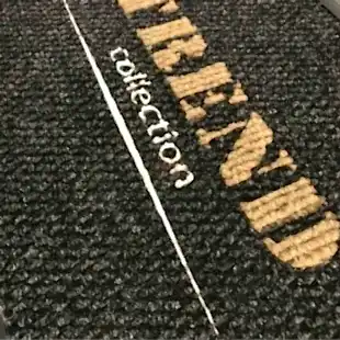 Şirketlere Özel Siyah Logolu Paspas Trend