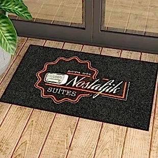 Butiklere ve Mağazalara Özel Logolu Paspas Nostalji